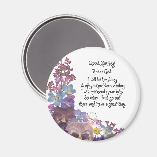 Guten Morgen Magnet (Vorderseite/Rückseite)