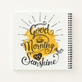 Guten Morgen mein Sonnenschein Notizblock (Rückseite)
