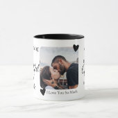 Guten Morgen meine schöne Ehefrau Ich Liebe Sie Fo Tasse (Zentrum)