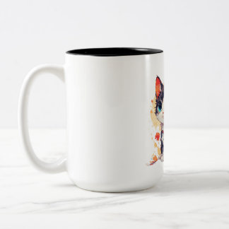 Guten Morgen Mensch Zweifarbige Tasse