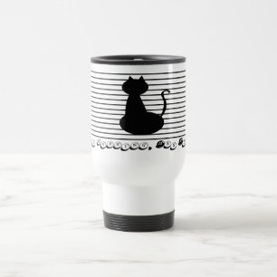Guten Morgen Mrs Black Edelstahl-Reisemug Reisebecher