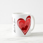 Guten Morgen, muss Liebe sein, genießen Sie die Ta Kaffeetasse (VorderseiteRechts)