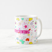 GUTEN MORGEN MUSTER-TASSE KAFFEETASSE (VorderseiteRechts)