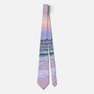 Guten Morgen Navarre Beach Pier Neck Tie Krawatte