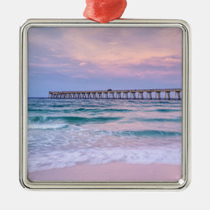 Guten Morgen Navarre Beach Pier Ornament Aus Metall