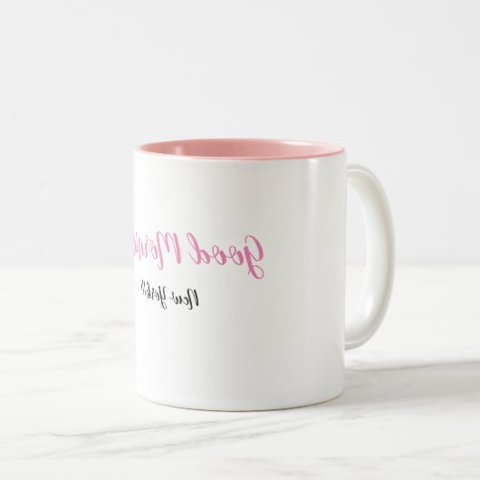 Guten Morgen New York!! - Selfie Tasse umgekehrter (VorderseiteRechts)