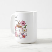 Guten Morgen | Niedlicher Kawaii-Kaffee Kaffeetasse (Vorderseite Links)