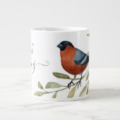 Guten Morgen, Niedlicher Robin Jumbo-Tasse (Vorderseite)