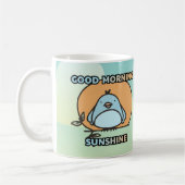 Guten Morgen niedlicher Vogel Cartoon Kaffeetasse (Links)