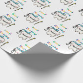 Guten Morgen (niedlicher Zahn) Geschenkpapier (Ecke)