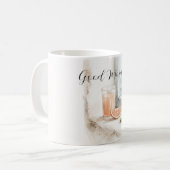 Guten Morgen Ocean View Grapefruitsaft Kaffeetasse (Vorderseite Links)