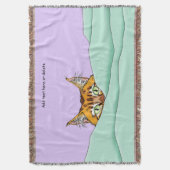 Guten Morgen Orange Cat Funny Decke (Vorderseite Vertikal)