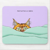 Guten Morgen Orange Cat Funny Mousepad (Vorne)