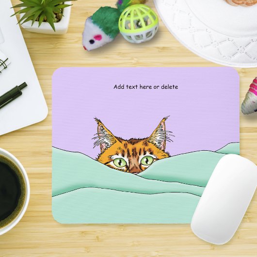Guten Morgen Orange Cat Funny Mousepad