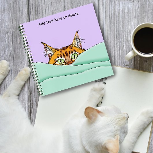 Guten Morgen Orange Cat Funny Notizblock