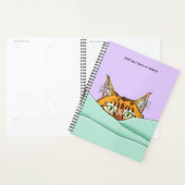 Guten Morgen Orange Cat Funny Planer (Anzeige)