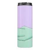 Guten Morgen Orange Cat Funny Thermosbecher (Rückseite)