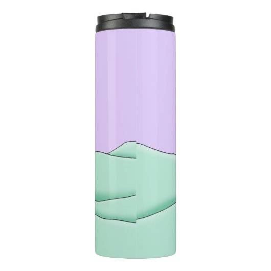 Guten Morgen Orange Cat Funny Thermosbecher (Rückseite)