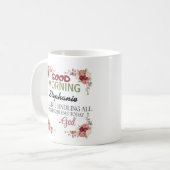 Guten Morgen Personalisierter Name Gottes Tasse fü (Vorderseite Links)
