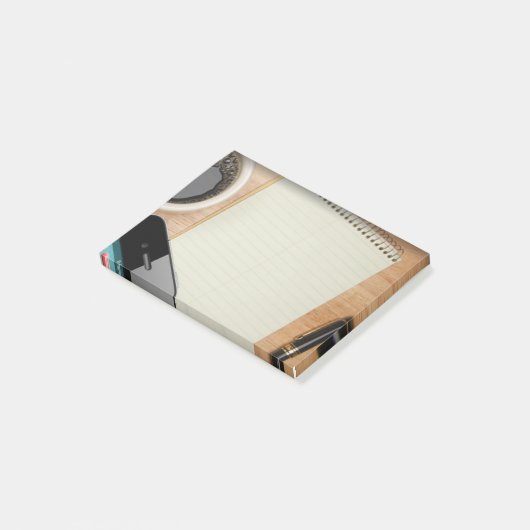 Guten Morgen Post-it Klebezettel (angewinkelt)