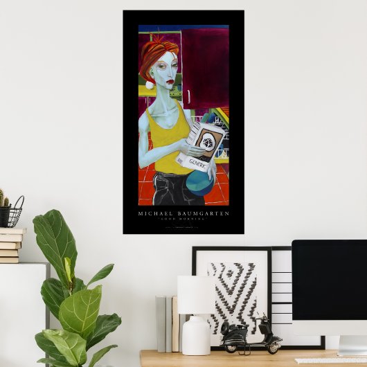 Guten Morgen Poster (Heimbüro)