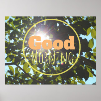 Guten Morgen Poster