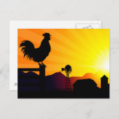 Guten Morgen Postkarte (Vorne/Hinten)