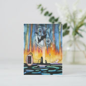 Guten Morgen! Postkarte (Stehend Vorderseite)