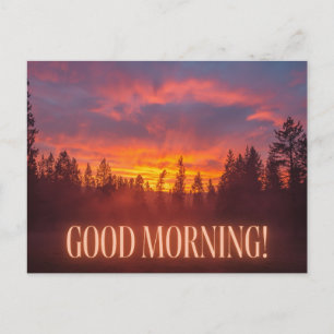 Guten Morgen Rost Postkarte