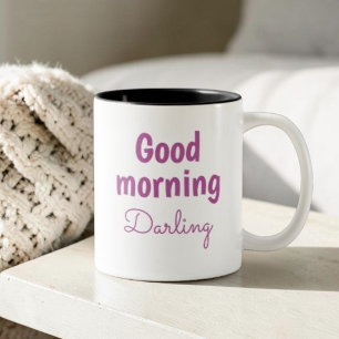 Guten Morgen Schatz Personalisierter Romantischer  Kaffeetasse