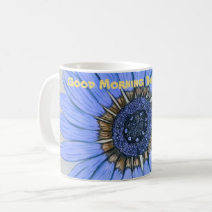Guten Morgen schön! Blume Kaffeetasse