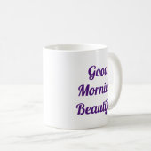 Guten Morgen schön Kaffeetasse (VorderseiteRechts)