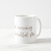 Guten Morgen schön Kaffeetasse (VorderseiteRechts)