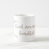 Guten Morgen schön Kaffeetasse (Mittel)