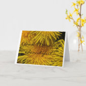 Guten Morgen schön Karte (Gelbe Blume)