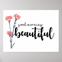 Guten Morgen schön mit Nelken