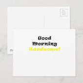 Guten Morgen schön Postkarte (Vorne/Hinten)