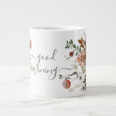Guten Morgen, schöne BlumenBouquet Jumbo-Tasse (Vorderseite)