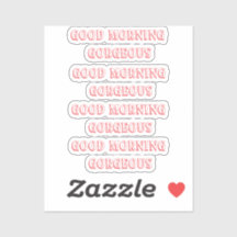 Guten Morgen schöne Latte-Tasse