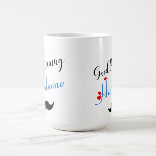 Guten Morgen schöne Morgenkaffee-Tasse Verwandlungstasse (Zentrum)