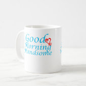 Guten Morgen schöner Kaffee-Cup Kaffeetasse (Vorderseite Links)