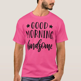 Guten Morgen schönes Niedliches Ehepaar schlafen T-Shirt