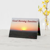 Guten Morgen Sonne Karte (Gelbe Blume)