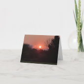 Guten Morgen, Sonnenaufgang - personalisieren! Karte (Vorderseite)