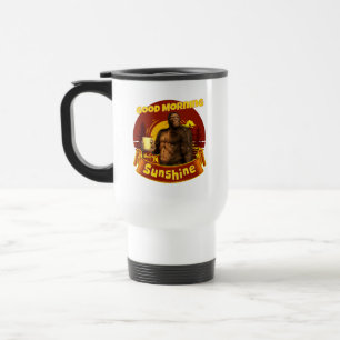 Guten Morgen Sonnenschein Bigfoot Kaffee Humor Kun Reisebecher