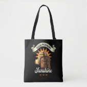 Guten Morgen Sonnenschein Bigfoot trinken Kaffee Tasche (Vorderseite)