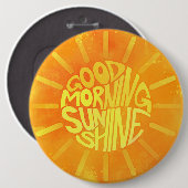 Guten Morgen, Sonnenschein! Button (Vorne & Hinten)