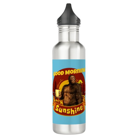 Guten Morgen Sonnenschein Funny Bigfoot Edelstahlflasche (Links)