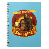 Guten Morgen Sonnenschein Funny Bigfoot Kaffee Notizblock (Vorderseite)