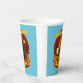 Guten Morgen Sonnenschein Funny Bigfoot Kaffee Pappbecher (Rechts)